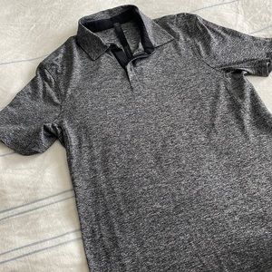 Like New Lululemon Polo, Charcoal Grey, Size Small